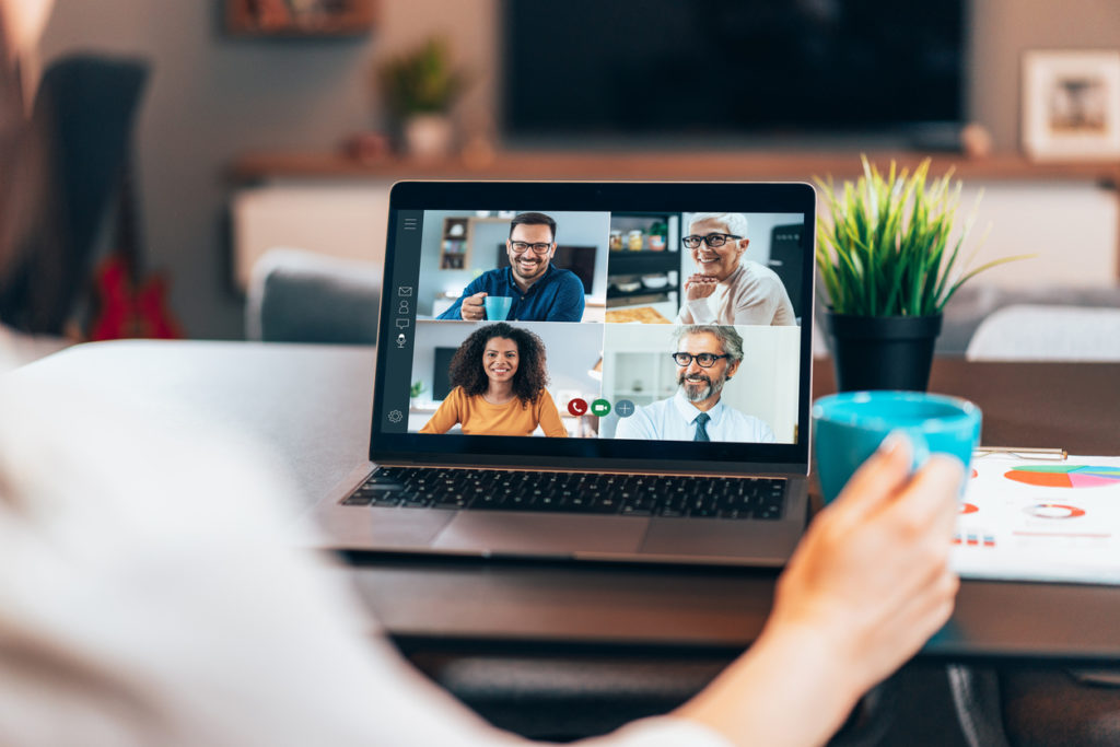 Manage a Remote Workforce with video conferencing meeting