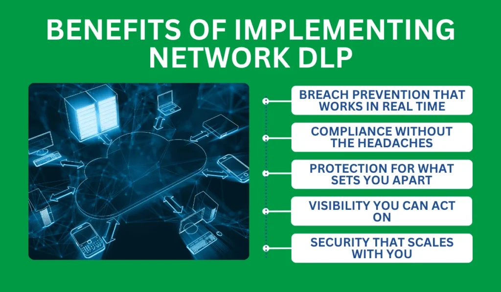 Benefits of implementing network DLP